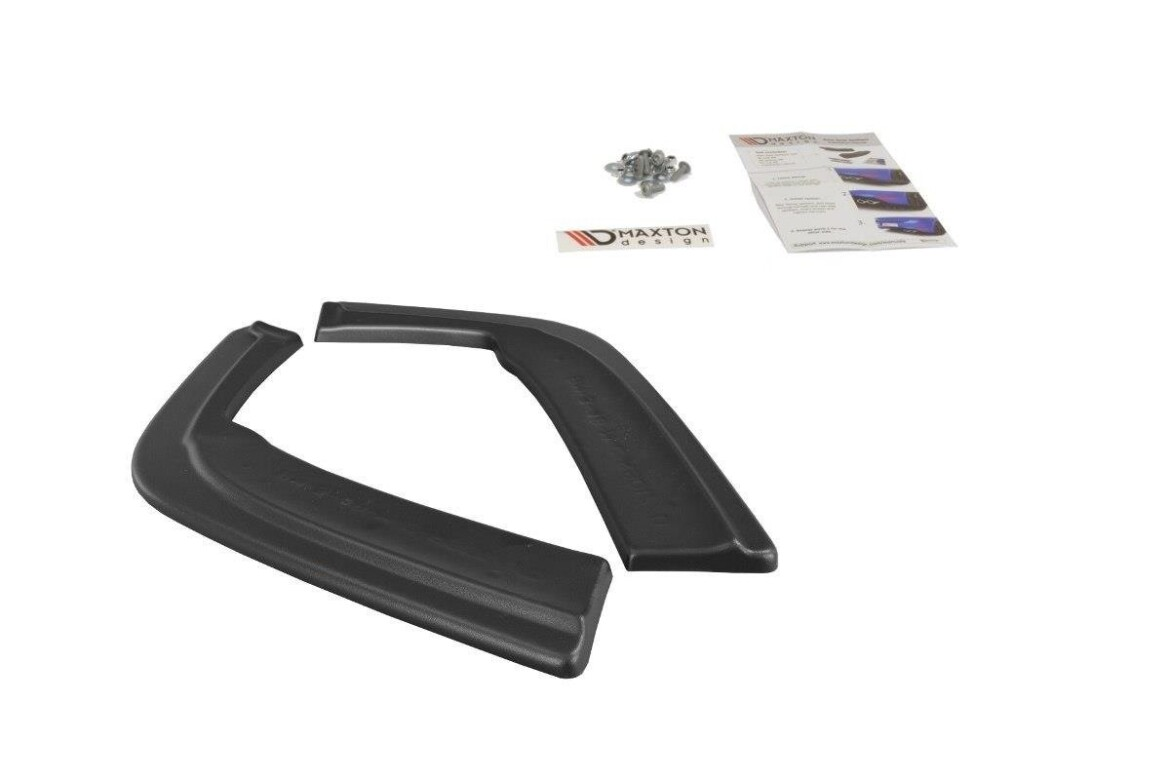 Heck Ansatz Flaps Diffusor für BMW M3 E46 Coupe schwarz Hochglanz