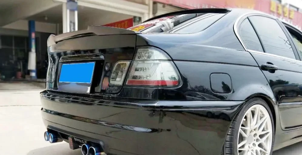 Cstar Carbon Gfk Heckspoiler Spoiler V Style passend für BMW E46 Limo