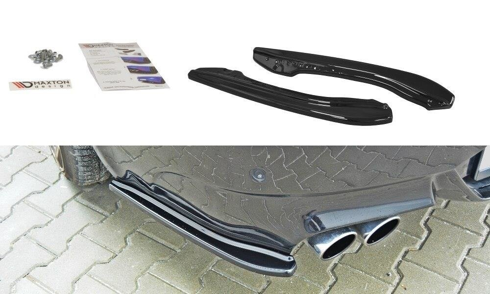 Heck Ansatz Flaps Diffusor für BMW M6 E63 Carbon Look