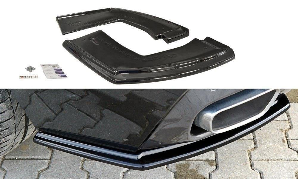 Heck Ansatz Flaps Diffusor für BMW X6 F16 M Paket schwarz matt