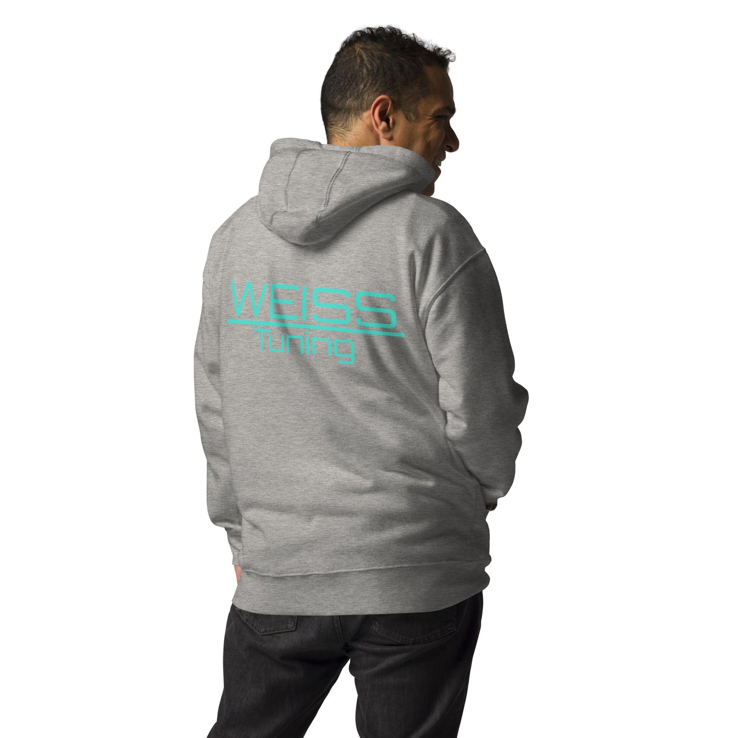 Weiss Tuning Hoodie TÜRKIS